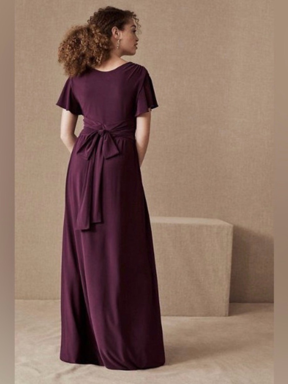 BHLDN Plum Mendoza Jersey Maxi Dress 6 - Picture 2 of 13